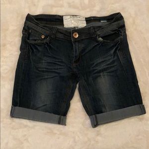 Denim Bermuda shorts